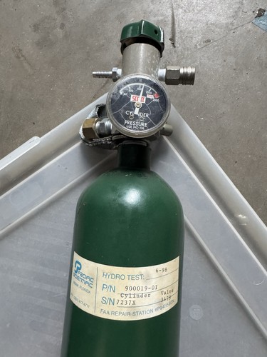 Scott aviation oxygen cylinder - scott,