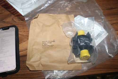 Nos scott avox oxygen valve - scott, pn